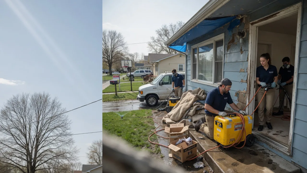 Basement Flood Cleanup in Okmulgee, OK near me